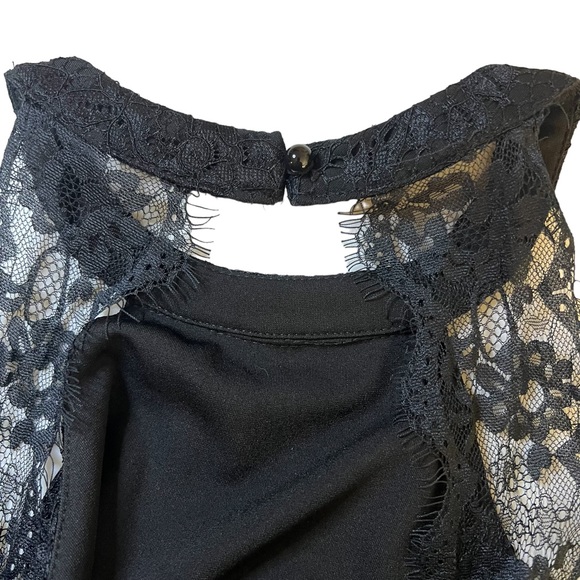 Lulu’s Women’s Black Lace Body-Con Mini Cocktail Dress With Back Cut-Out… - Picture 15 of 16